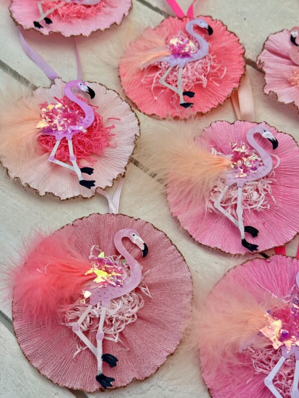 Rosette med pink flamingo - Image 2