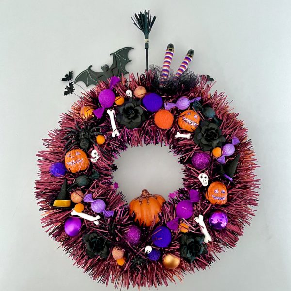 Halloween krans Ø 33 cm.