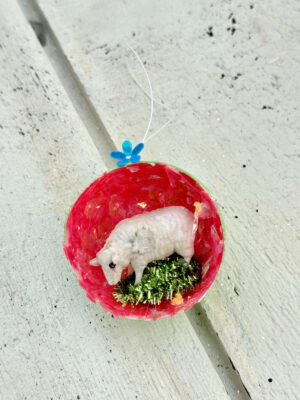 Påskeophæng af æggeskal