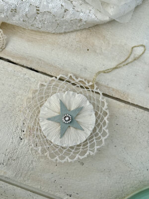 Rosette af gammel flakon, stor