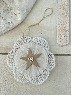 Rosette af gammel flakon, stor