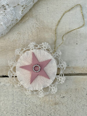 Rosette af gammel flakon, lille