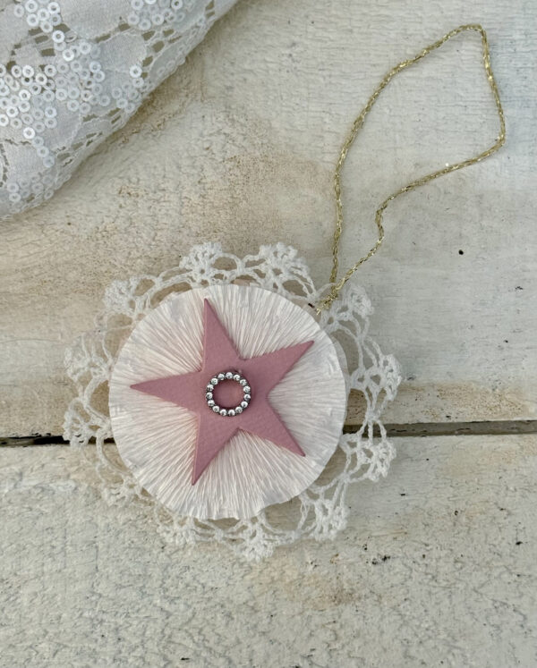 Rosette af gammel flakon, lille