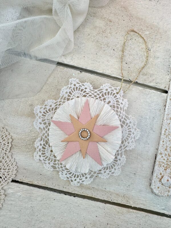 Rosette af gammel flakon, stor