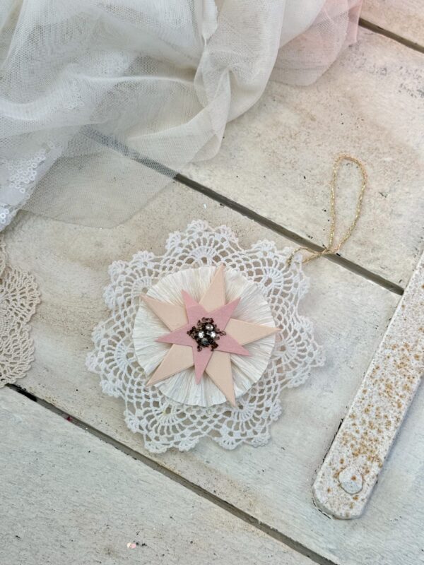 Rosette af gammel flakon, stor - Image 2