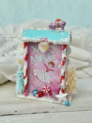 3D julehus med 2 sider