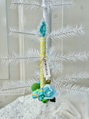 Julelys af gammel lysholder "Eventyrlig"