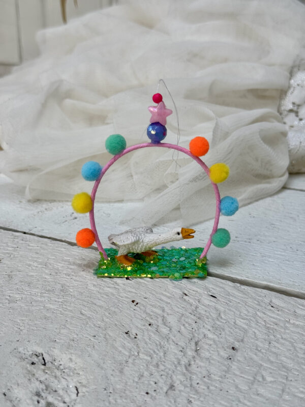 Ophæng Pompon med Gås