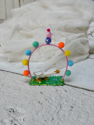 Ophæng Pompon med Gås