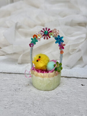 Påskekylling i kurv (1)