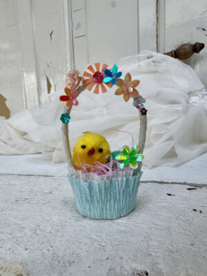 Påskekylling i kurv (5)