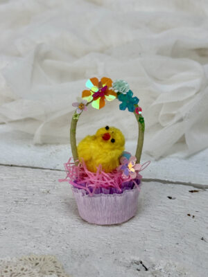 Påskekylling i kurv (6)