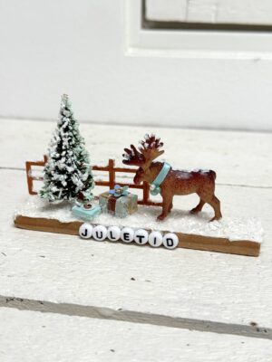 Et lille vintereventyr - håndlavet miniature (juletid)