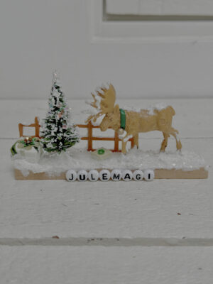 Et lille vintereventyr - håndlavet miniature (julemagi)